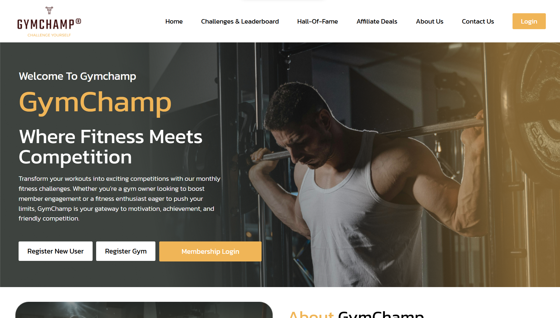 GymChamp Gym Management System